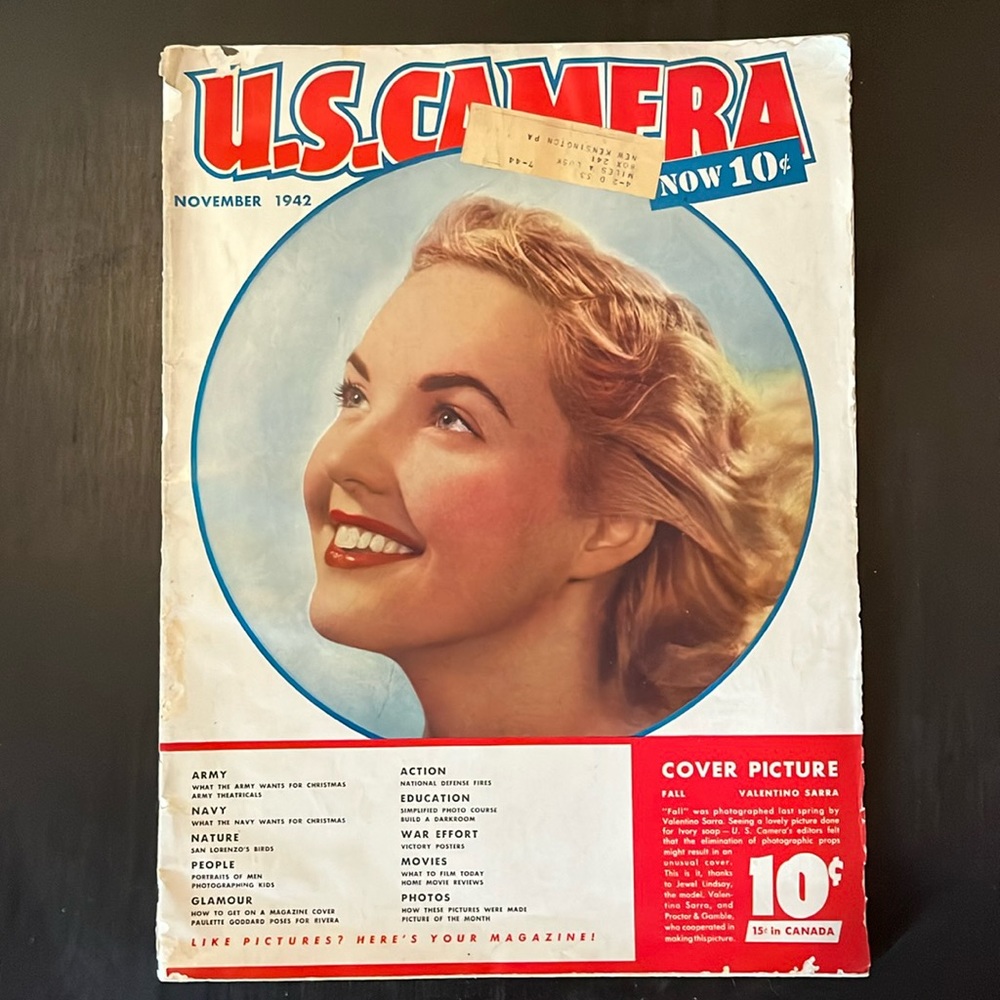 Vintage U.S.Camera November 1942 Magazine